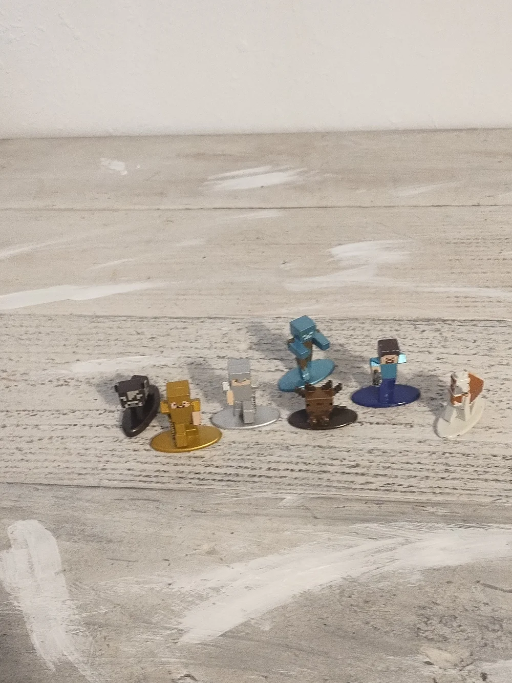 Lot of 7 minecraft NANO metalfigs Jada Toys die cast Figures